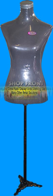 Black Female Torso Mannequin